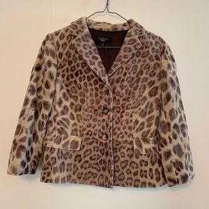Leopard Blazer